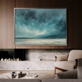 Abstract 1723 Canvas Art 60 x 40 cm / Black