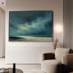 Abstract 1724 Canvas Art 60 x 40 cm / Black