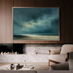 Abstract 1724 Canvas Art 60 x 40 cm / Black