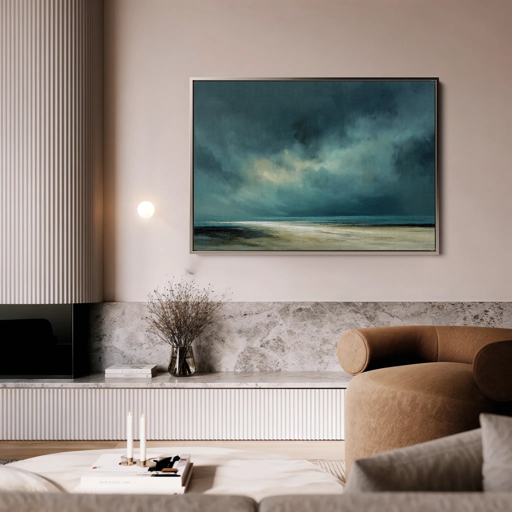Abstract 1724 Canvas Art 60 x 40 cm / Black
