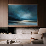 Abstract 1725 Canvas Art 60 x 40 cm / Black