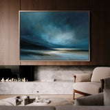 Abstract 1725 Canvas Art 60 x 40 cm / Black
