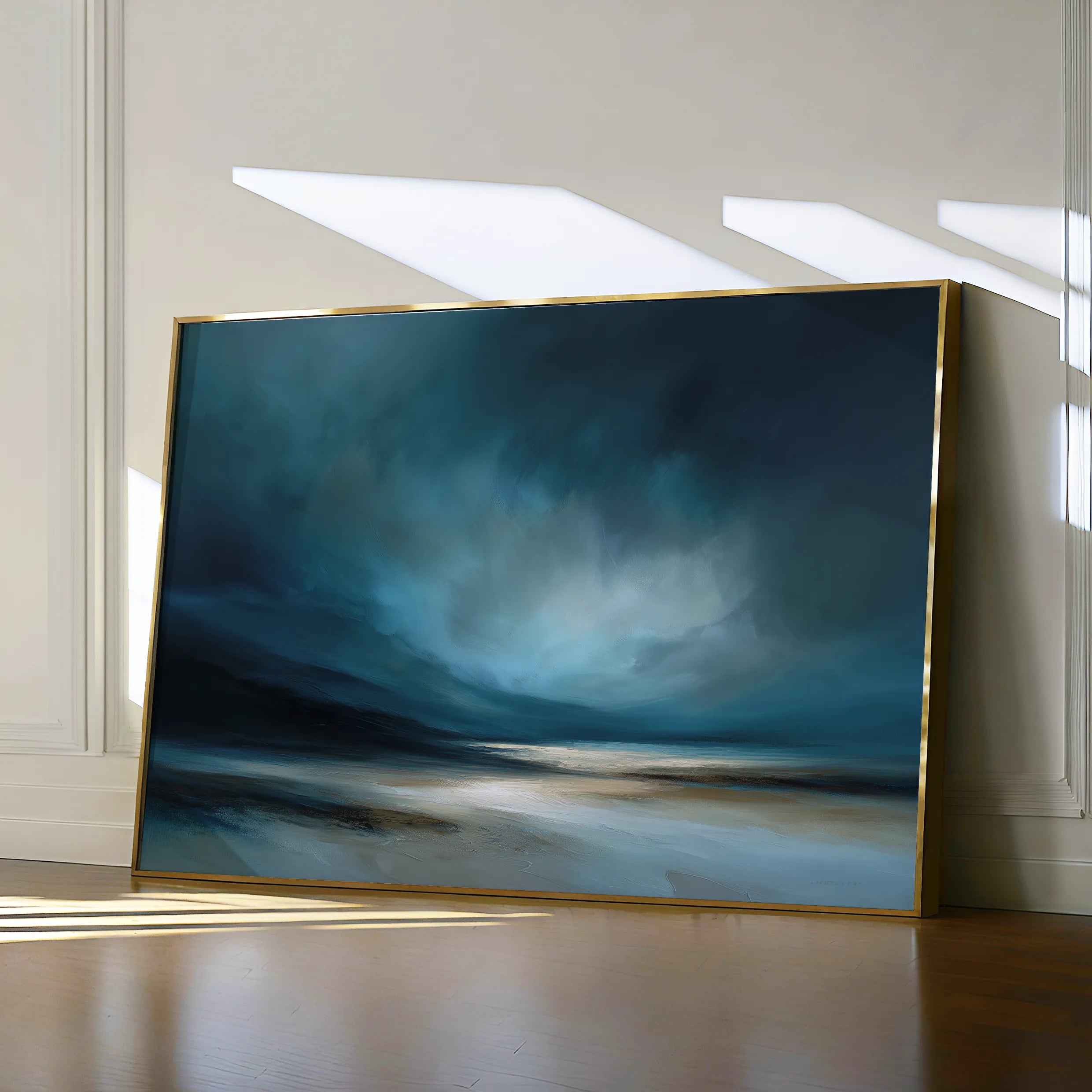 Abstract 1725 Canvas Art 60 x 40 cm / Black