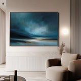 Abstract 1725 Canvas Art 60 x 40 cm / Black