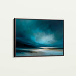 Abstract 1725 Canvas Art 60 x 40 cm / Black