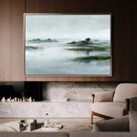 Abstract 1728 Canvas Art 60 x 40 cm / Black
