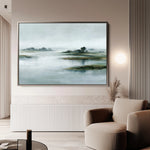 Abstract 1728 Canvas Art 60 x 40 cm / Black