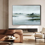 Abstract 1728 Canvas Art 60 x 40 cm / Black