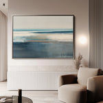 Abstract 1729 Canvas Art 60 x 40 cm / Black