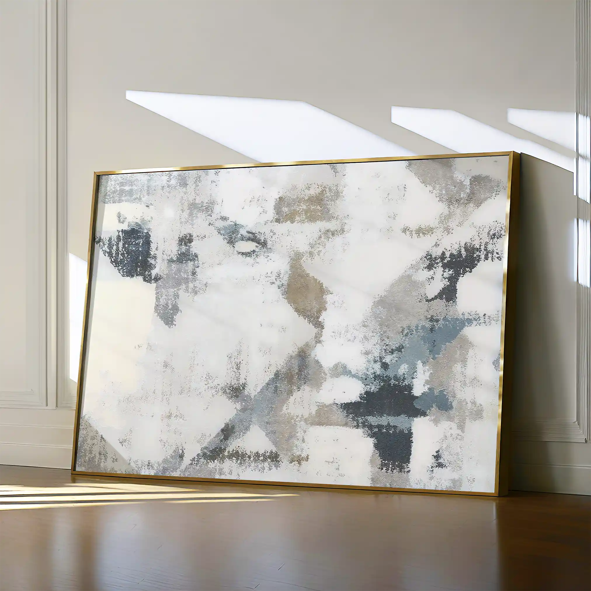 Abstract 173 Canvas Art 60 x 40 cm / Black