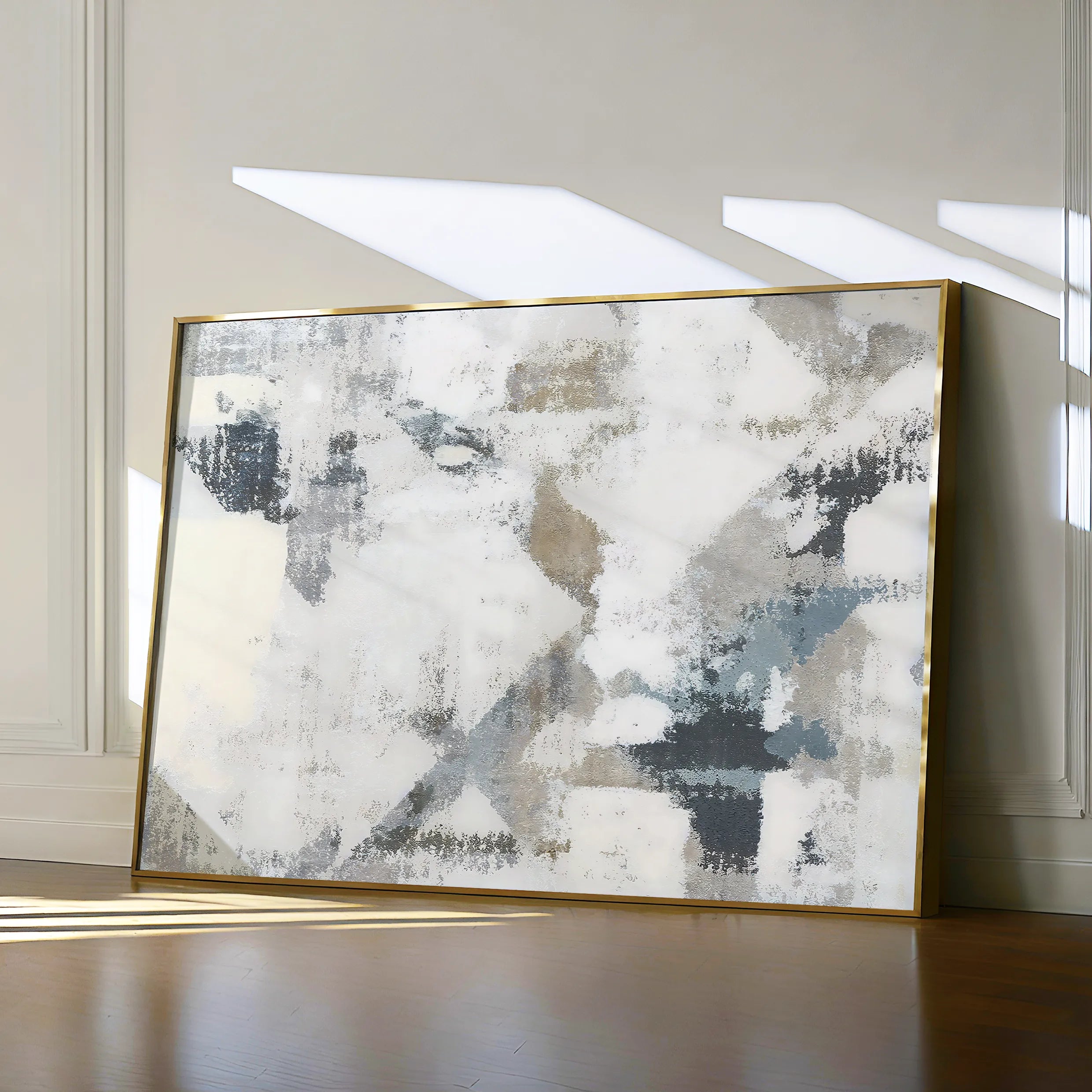 Abstract 173 Canvas Art 60 x 40 cm / Black