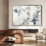 Abstract 173 Canvas Art 60 x 40 cm / Black