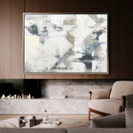 Abstract 173 Canvas Art 60 x 40 cm / Black