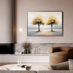 Landscape 173 Canvas Art 60 x 40 cm / Black