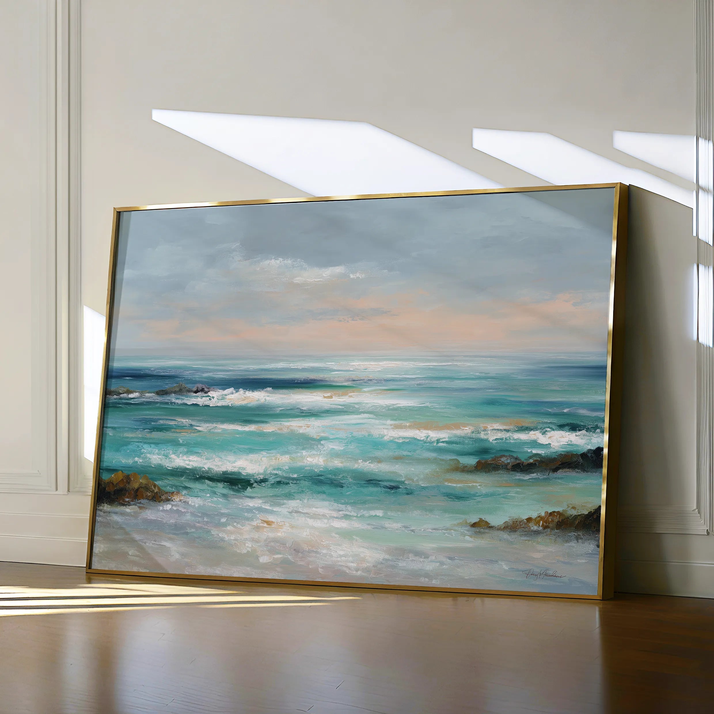 Abstract 1732 Canvas Art 60 x 40 cm / Black