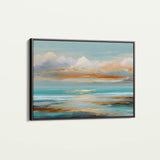 Abstract 1733 Canvas Art 60 x 40 cm / Black