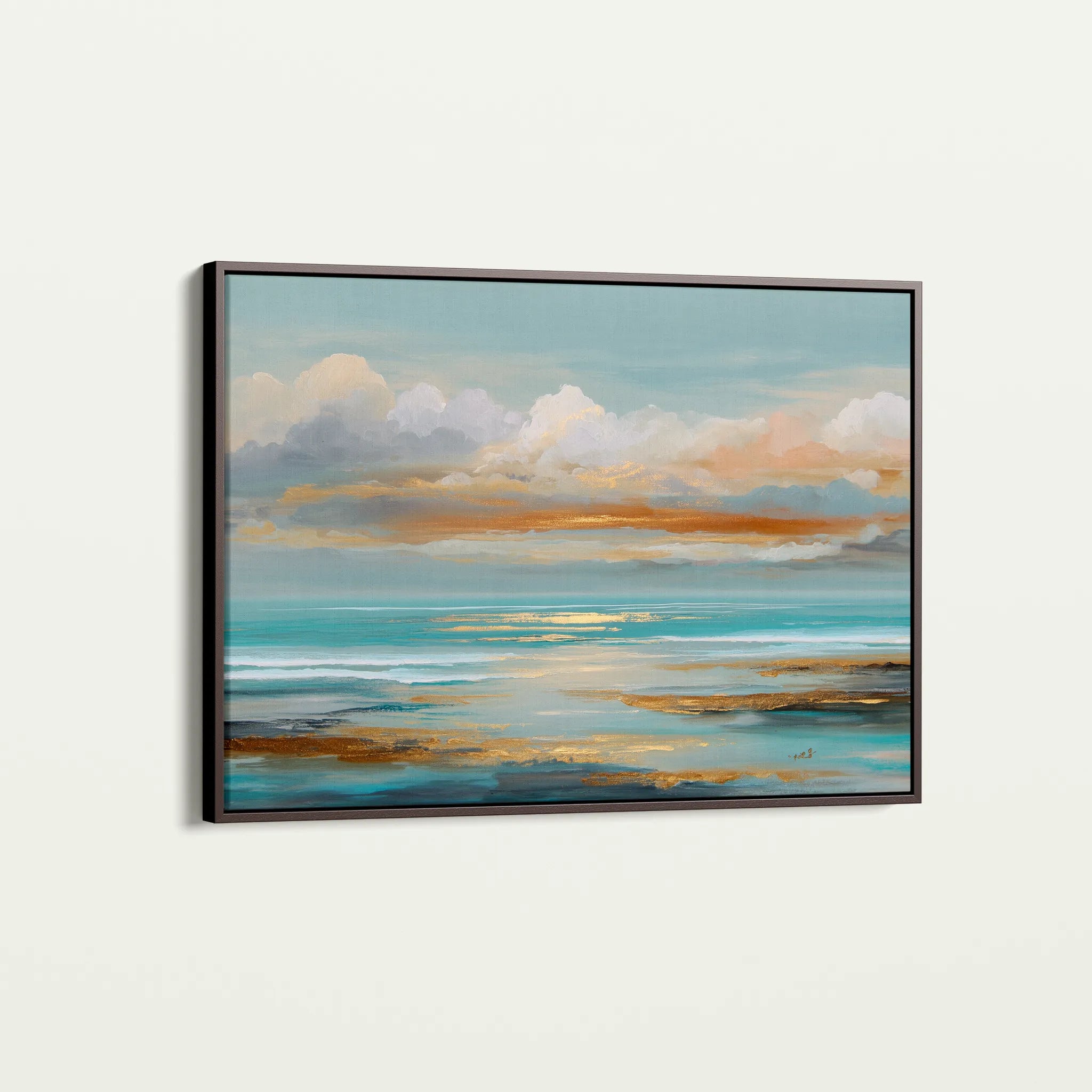 Abstract 1733 Canvas Art 60 x 40 cm / Black