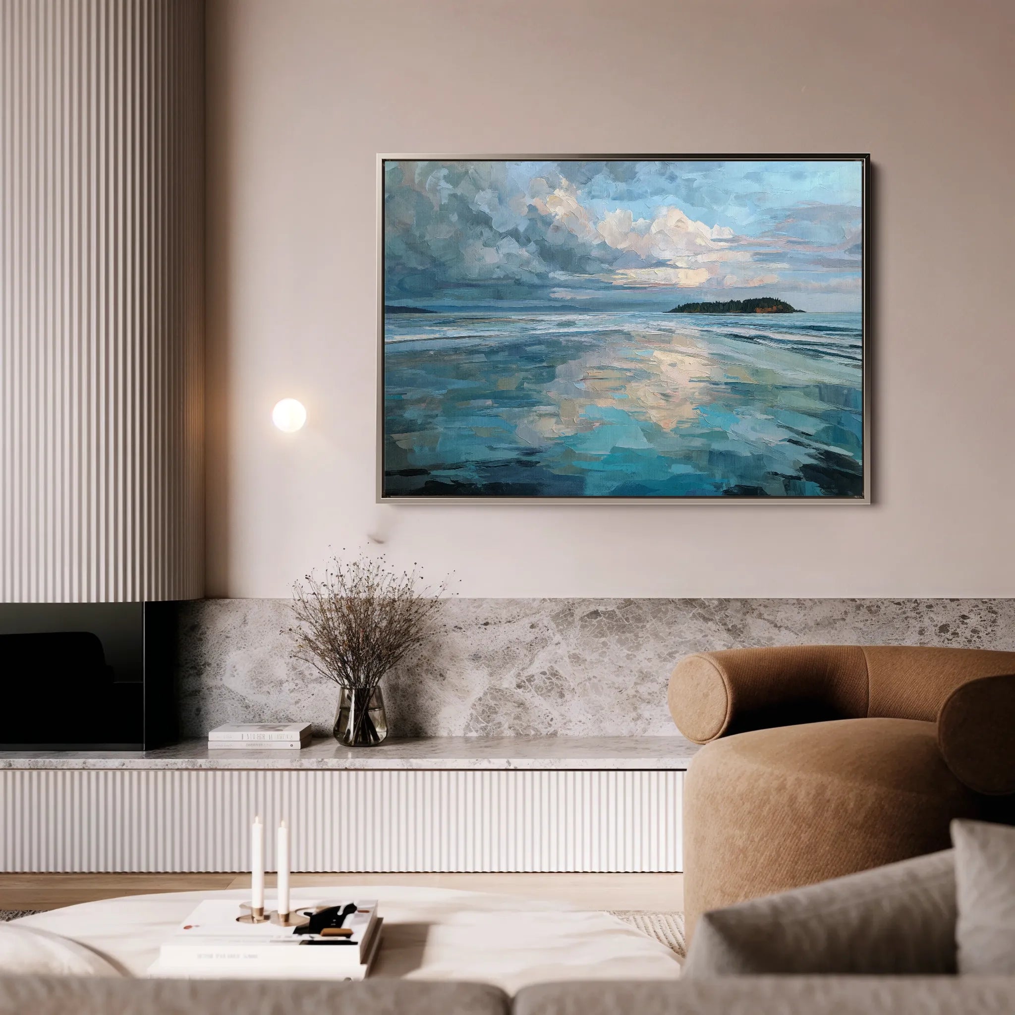Abstract 1734 Canvas Art 60 x 40 cm / Black