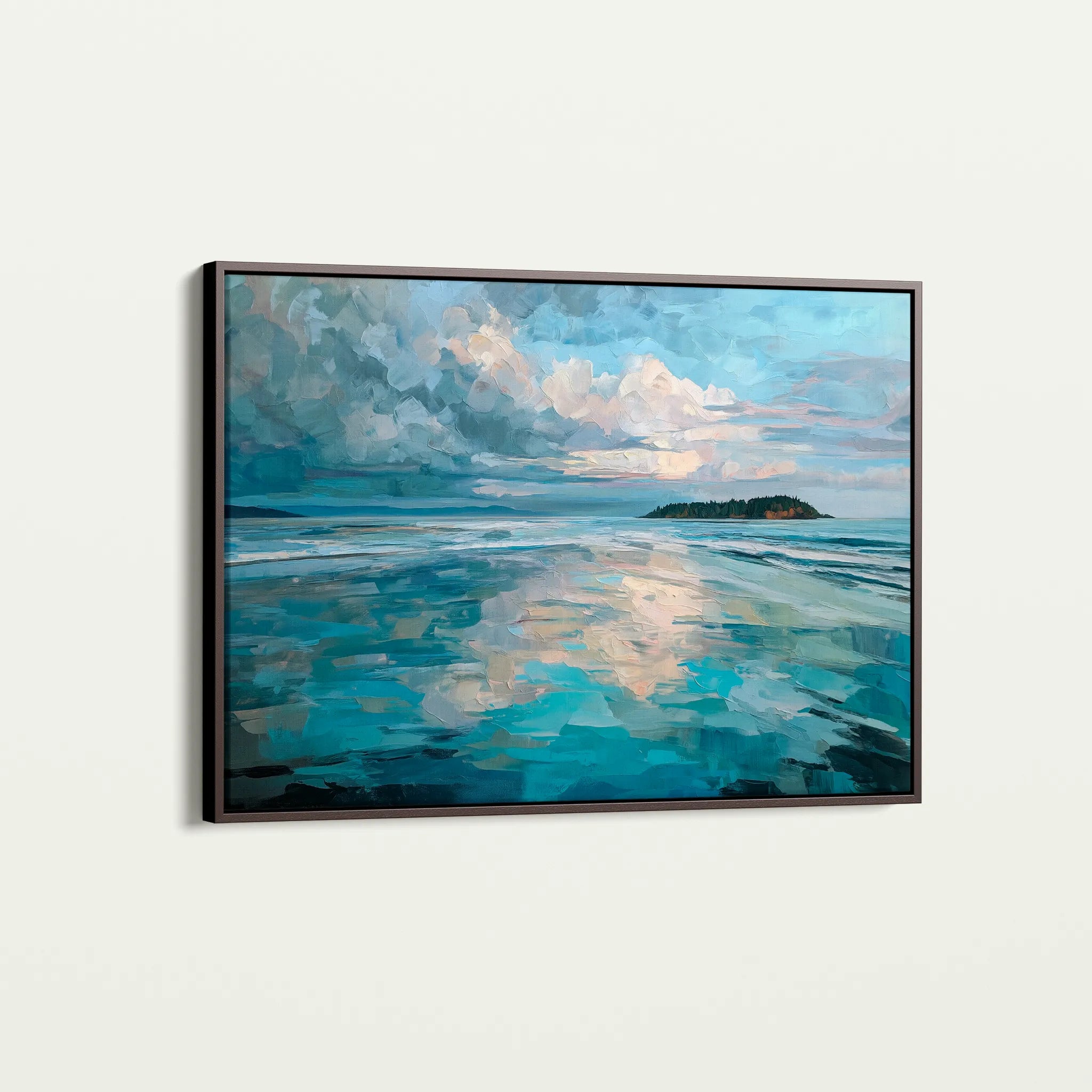 Abstract 1734 Canvas Art 60 x 40 cm / Black