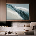 Abstract 1735 Canvas Art 60 x 40 cm / Black