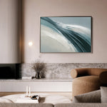 Abstract 1735 Canvas Art 60 x 40 cm / Black