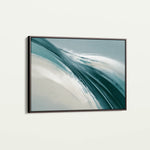 Abstract 1735 Canvas Art 60 x 40 cm / Black