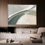 Abstract 1736 Canvas Art 60 x 40 cm / Black