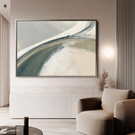 Abstract 1736 Canvas Art 60 x 40 cm / Black