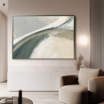 Abstract 1736 Canvas Art 60 x 40 cm / Black