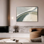Abstract 1736 Canvas Art 60 x 40 cm / Black