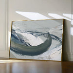 Abstract 1737 Canvas Art 60 x 40 cm / Black