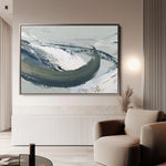 Abstract 1737 Canvas Art 60 x 40 cm / Black