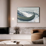Abstract 1737 Canvas Art 60 x 40 cm / Black