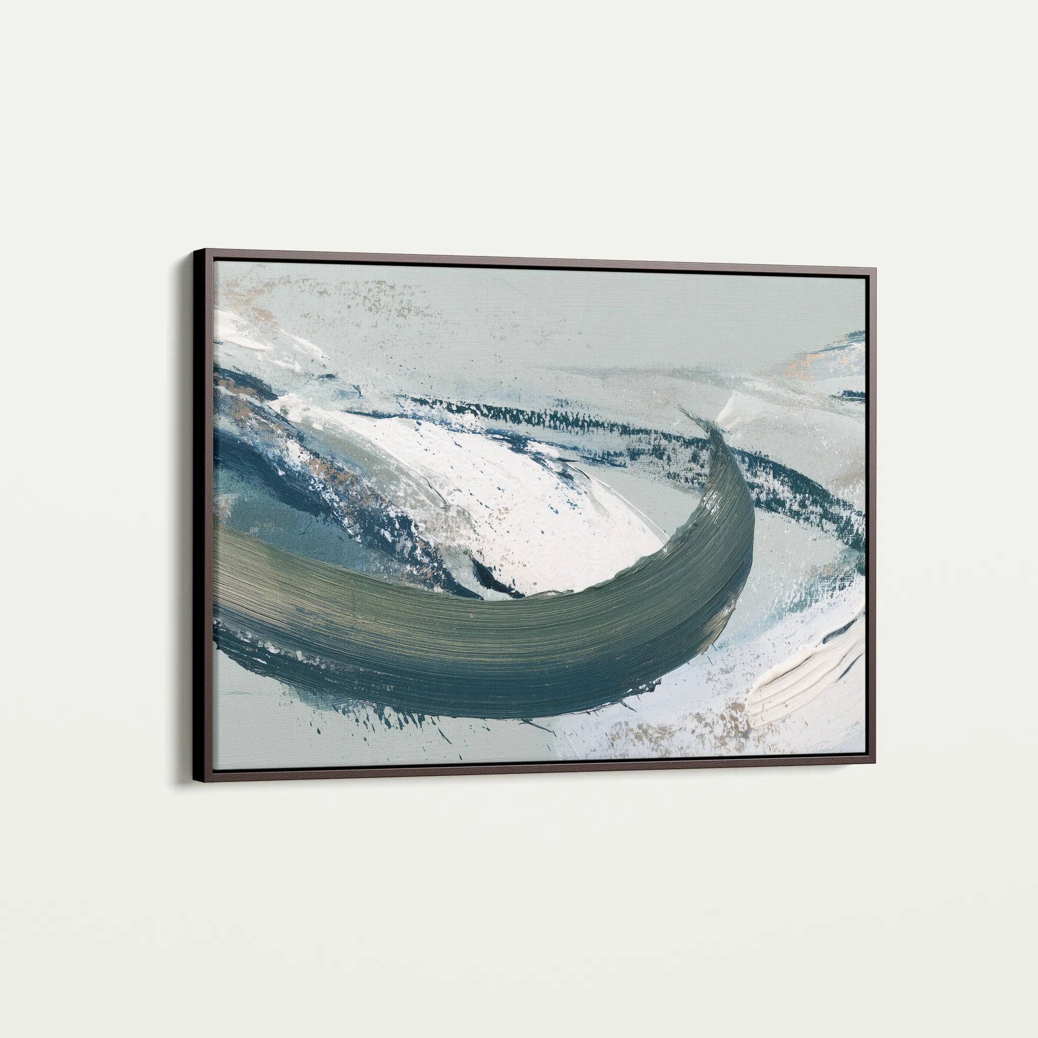 Abstract 1737 Canvas Art 60 x 40 cm / Black