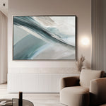 Abstract 1738 Canvas Art 60 x 40 cm / Black
