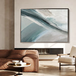 Abstract 1738 Canvas Art 60 x 40 cm / Black