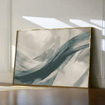 Abstract 1739 Canvas Art 60 x 40 cm / Black