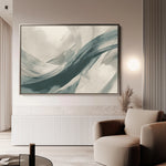Abstract 1739 Canvas Art 60 x 40 cm / Black