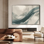 Abstract 1739 Canvas Art 60 x 40 cm / Black