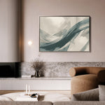 Abstract 1739 Canvas Art 60 x 40 cm / Black