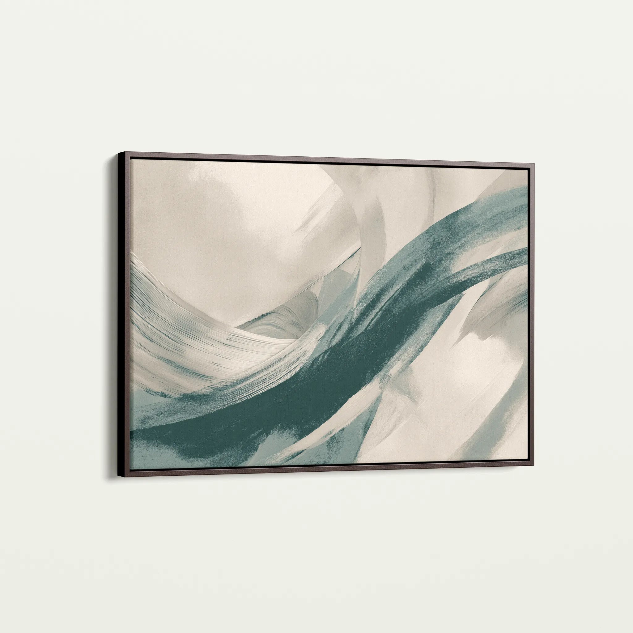 Abstract 1739 Canvas Art 60 x 40 cm / Black