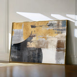 Abstract 174 Canvas Art 60 x 40 cm / Black