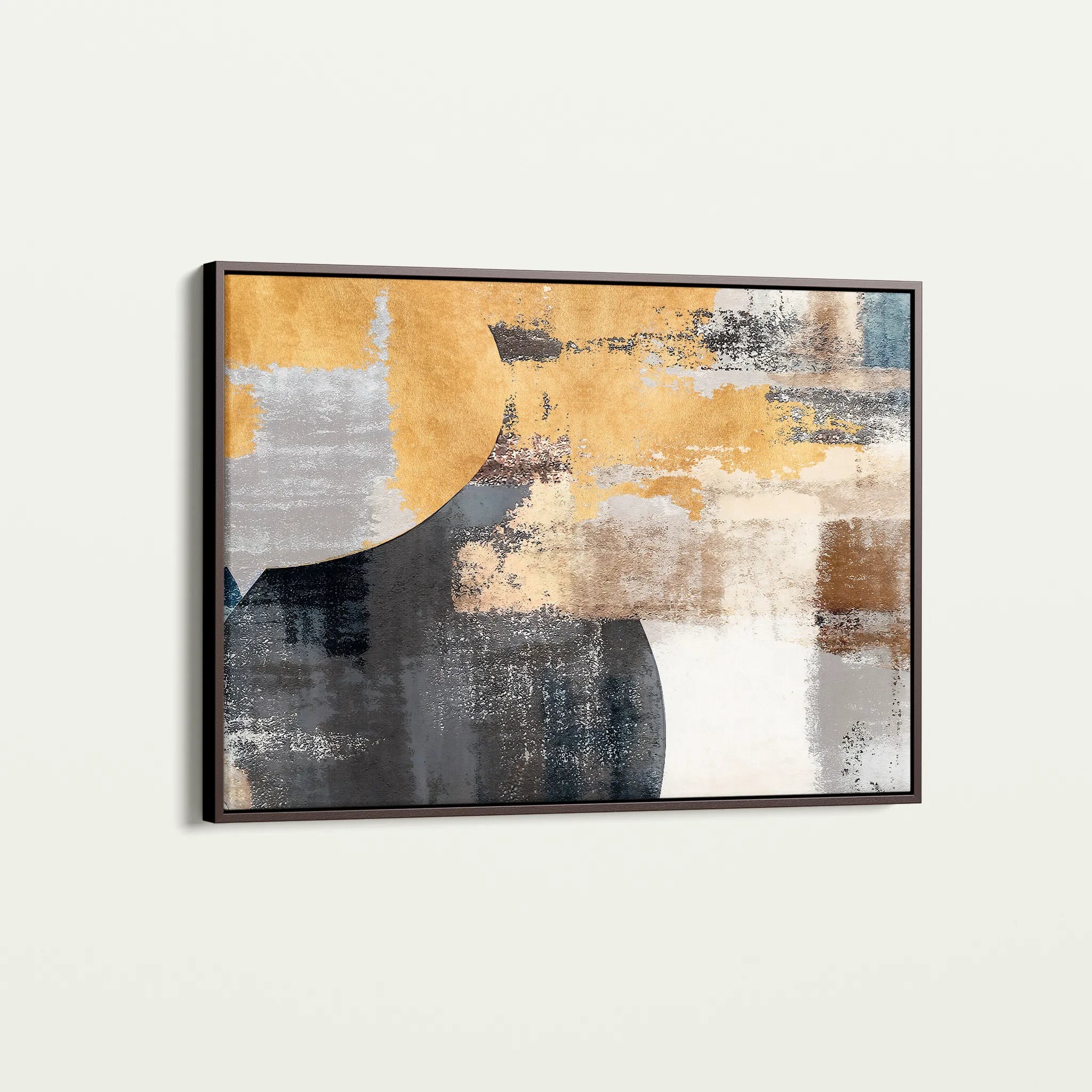 Abstract 174 Canvas Art 60 x 40 cm / Black