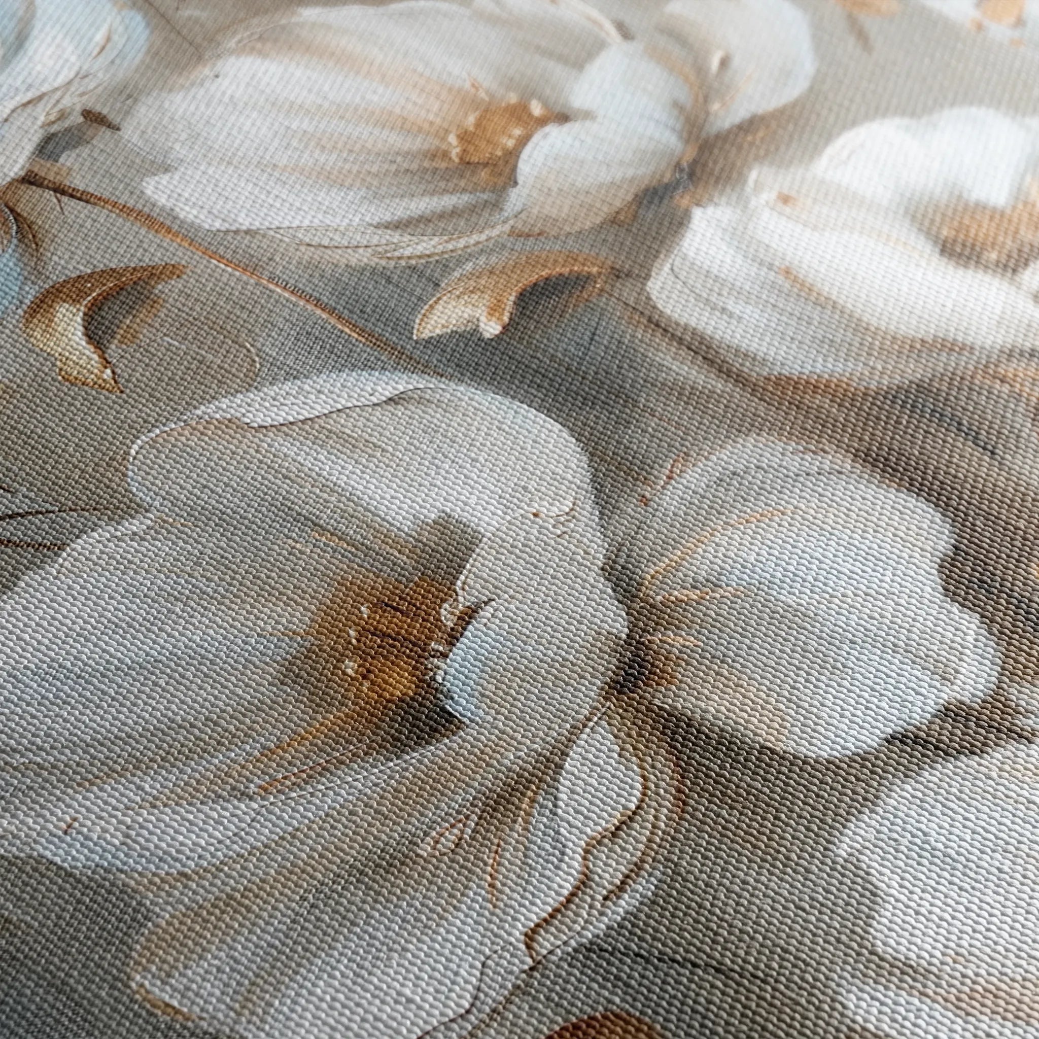 Floral 174 Canvas Art 60 x 40 cm / Black