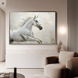 Horses 174 Canvas Art 60 x 40 cm / Black