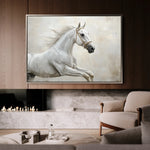 Horses 174 Canvas Art 60 x 40 cm / Black