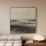Abstract 1743 Canvas Art 60 x 60 cm / Black