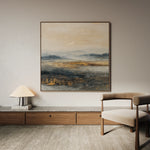 Abstract 1743 Canvas Art 60 x 60 cm / Black
