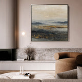 Abstract 1743 Canvas Art 60 x 60 cm / Black