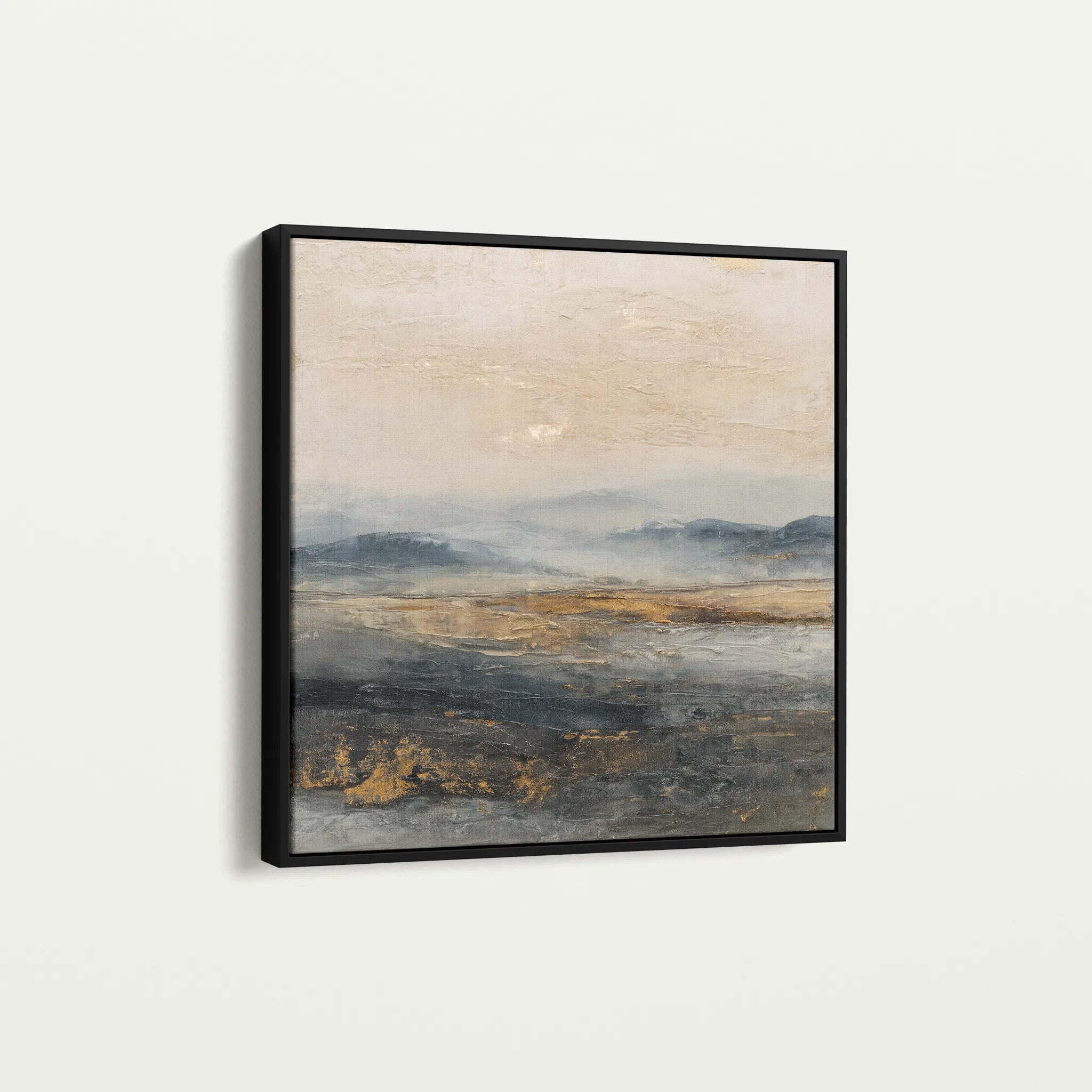 Abstract 1743 Canvas Art 60 x 60 cm / Black